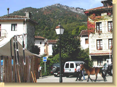 The village Campo de Caso.