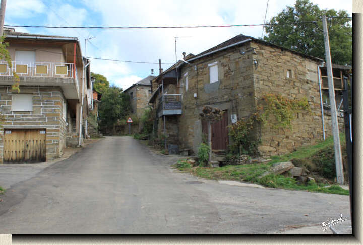 Vista de cruce de carreteras en Rbano se Sanabria