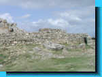 Castro de Baroa 2. Parte de la muralla. Porto do Son (A Corua)